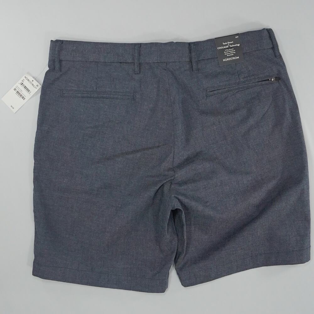 Nordstrom Men's Coolmax Stretch Shorts in Blue - 35W